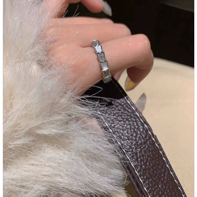 Small design adjustable ring, high-quality style, light luxury style, on index finger