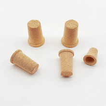 定 制铜粉烧结滤管 高密度滤筒 消声降噪过滤器 青铜粉末烧结滤芯