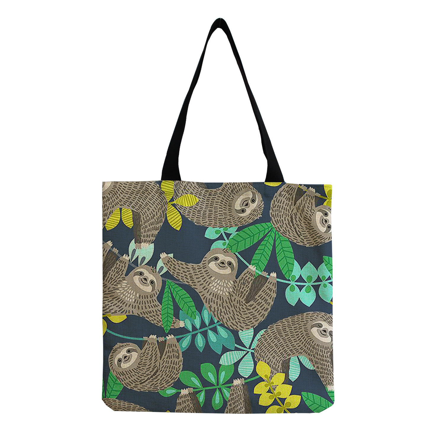 Mujeres Lindo Dibujos Animados Letra Lino Bolsa De La Compra display picture 43