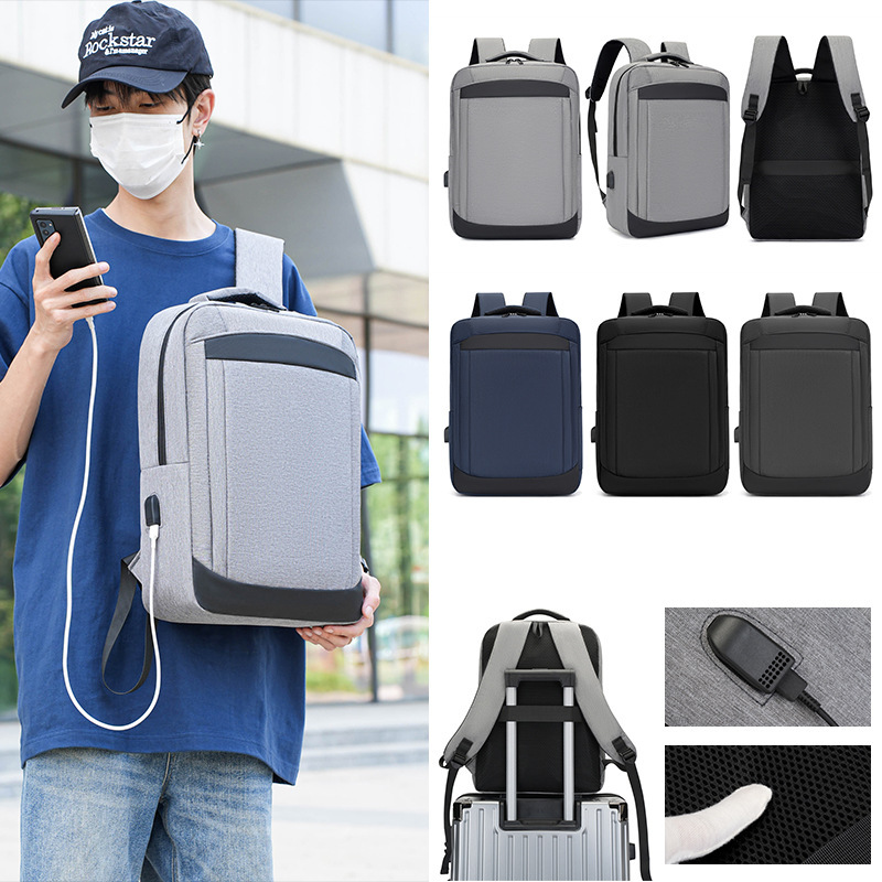 New business backpack for men, laptop backpack for business trips, Oxford cloth large-capacity student backpack for women, customizable New business backpack for men, laptop backpack for business trips, Oxford cloth large-capacity student backpack for women, customizable