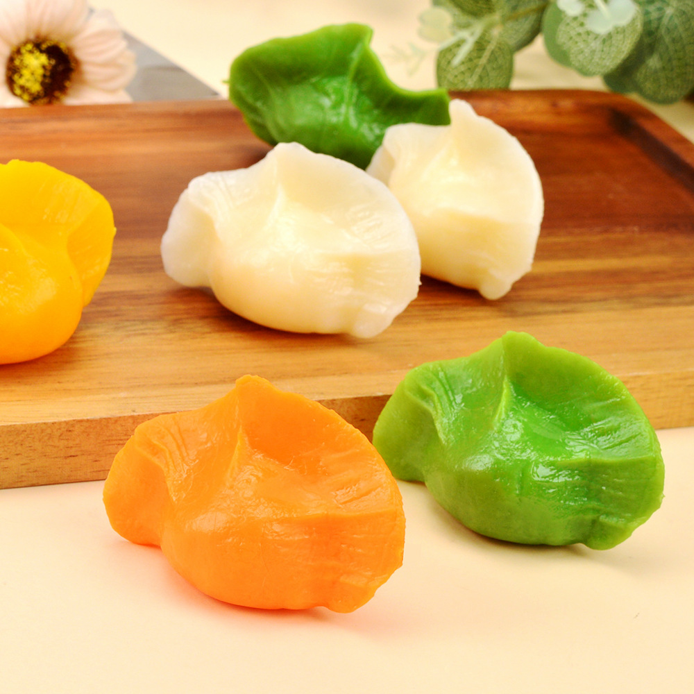 Pretend play dumpling model, colored dumplings, frozen dumplings, dumpling keychain, Chinese style small gift