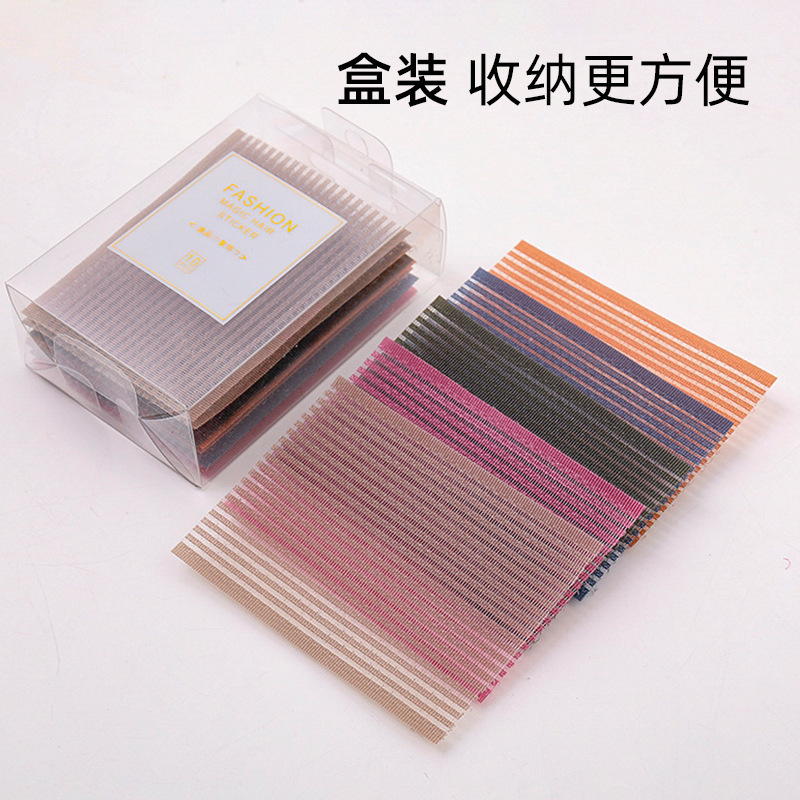 Boxed Internet Celebrity Bangs Stickers for Women, Black Sticky Hair Patches, Korean Magic Hair Stickers, Hair Patches for Flyaway Hair, Hair Accessories Boxed Internet Celebrity Bangs Stickers for Women, Black Sticky Hair Patches, Korean Magic Hair Stickers, Hair Patches for Flyaway Hair, Hair Accessories