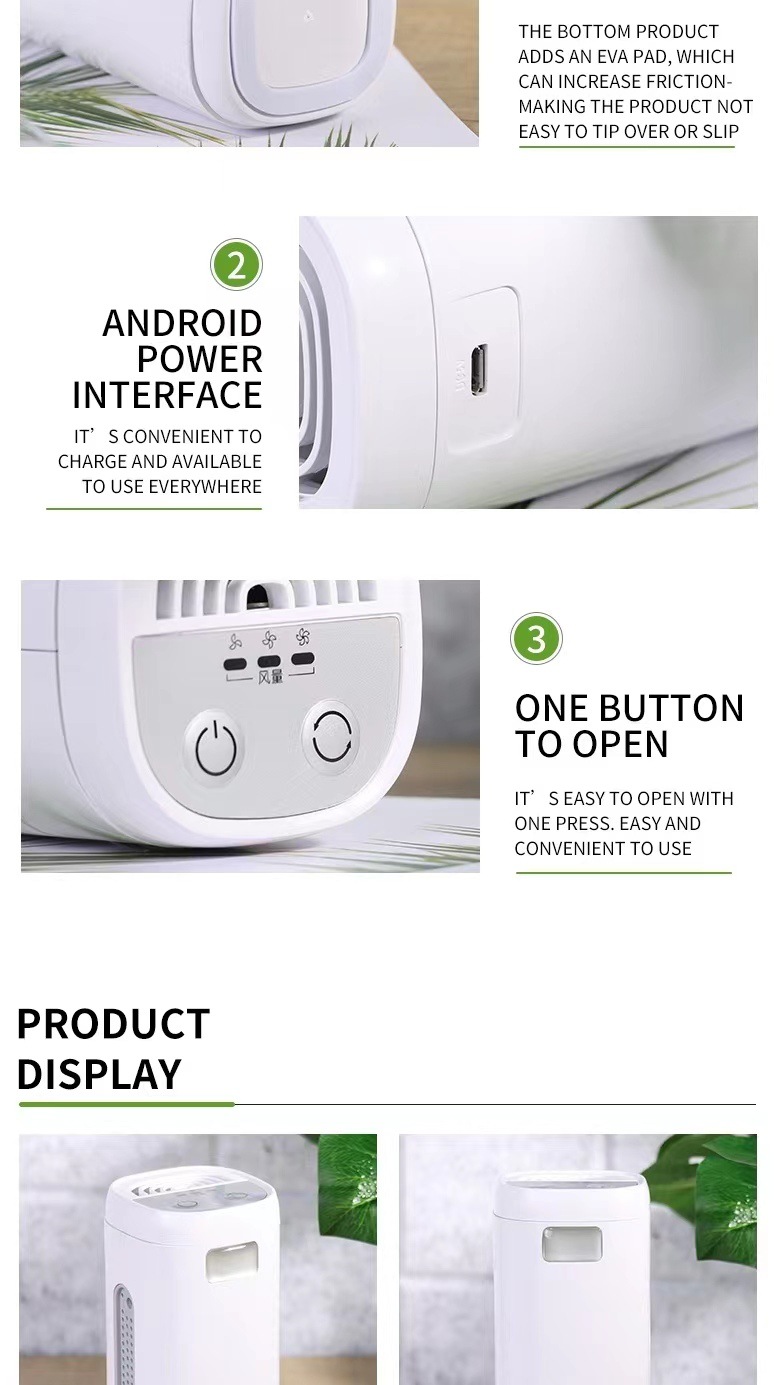 Car Air Purifier Portable USB Odor Removal 2023 Cross-Border Car Small Purifier Dedicated Export