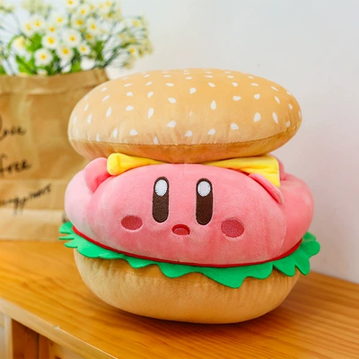 Toy Doll Pillow Grab | Oyuncaq yastıqlar - kirby-burger-star-2520cm
