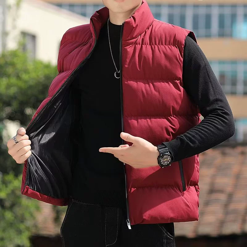 Японский модный тренд жилет, пуховик, slim fit