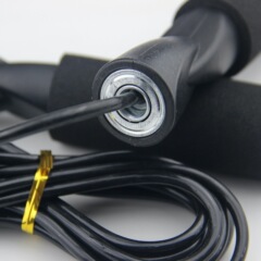 Cross-border sponge bearings skipping rope adult fitness exercise children students training PVC cordless skipping rope with customizable printing