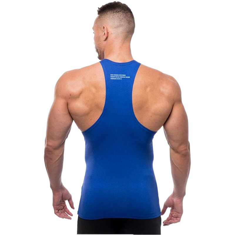 Muscle Fitness Sports Leisure Men's Summer Vest Slim-fit Running Training Elastic Breathable Hurdle Vest
