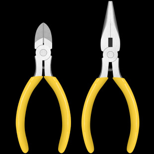 Oblique mouth diagonal pliers pointed pliers beaded jewelry plastic handmade water pliers 5-inch mini electronic pliers cutting pliers