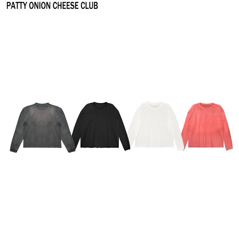 Ultra-Thin Washed Vintage Remake Base Version Long Sleeves Ultra-Thin Washed Vintage Remake Base Version Long Sleeves