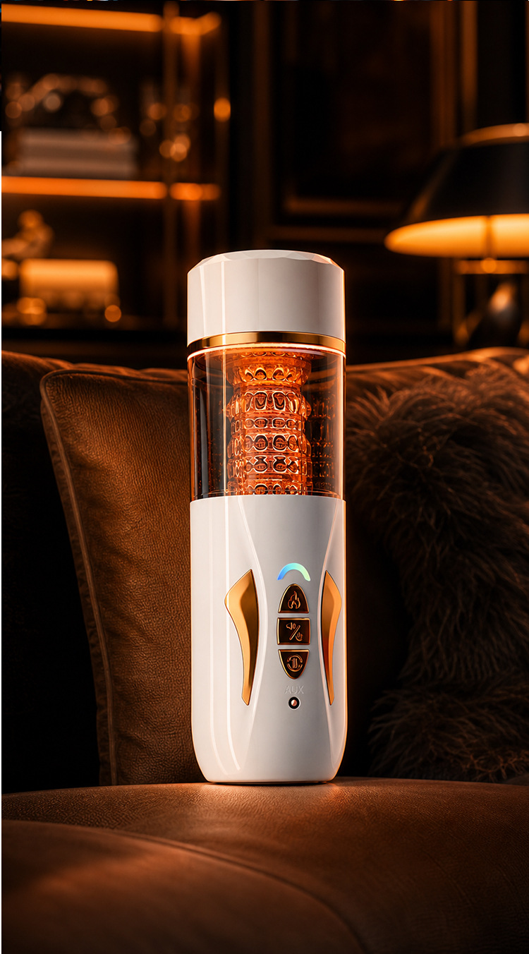 Fully Automatic Electric Male Masturbator with Smart Heating, Voice and Hands-Free Use — detail image 14