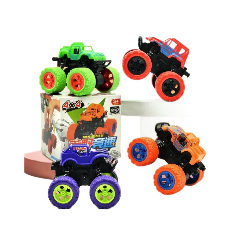 4x4 inercia coche modelo de niño coche todoterreno caja de coche de pies grandes 2 yuanes de juguetes de almacenes