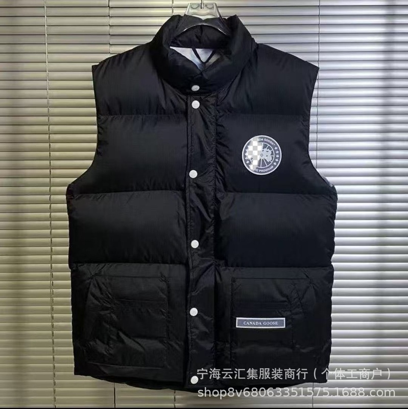 外贸欧美大鹅冰川马甲加拿大同款白标情侣款百搭保暖外套羽绒背心|undefined