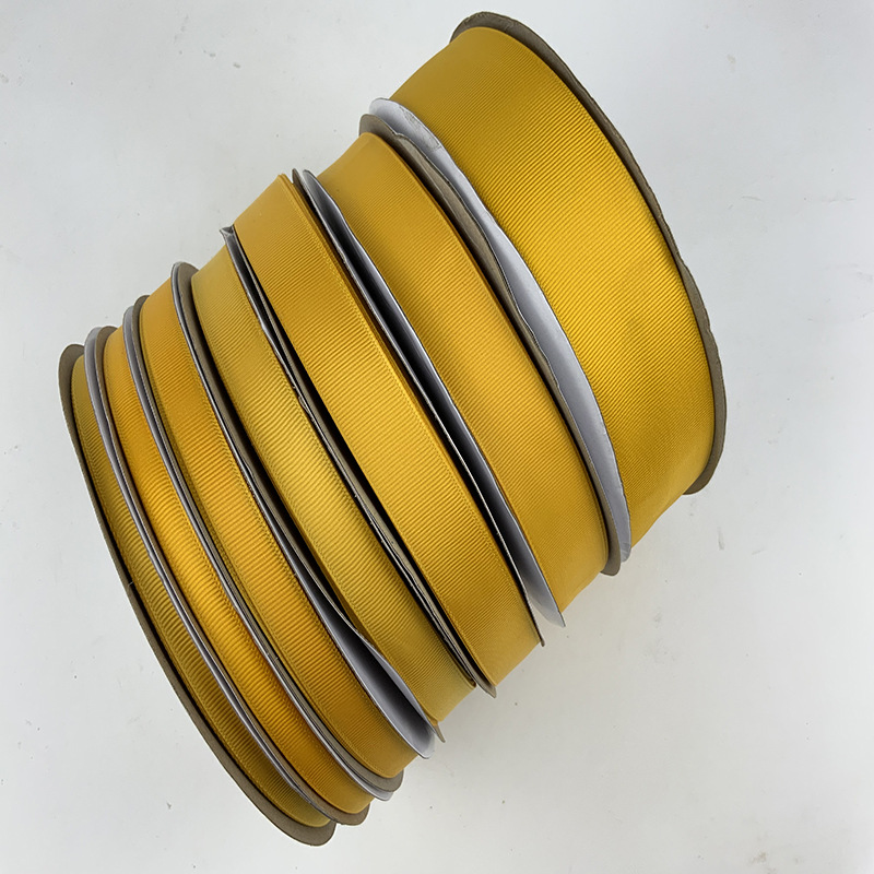 厂家现货涤纶罗纹带横纹织带鞋服辅料罗纹丝带DIY礼盒编织飘带