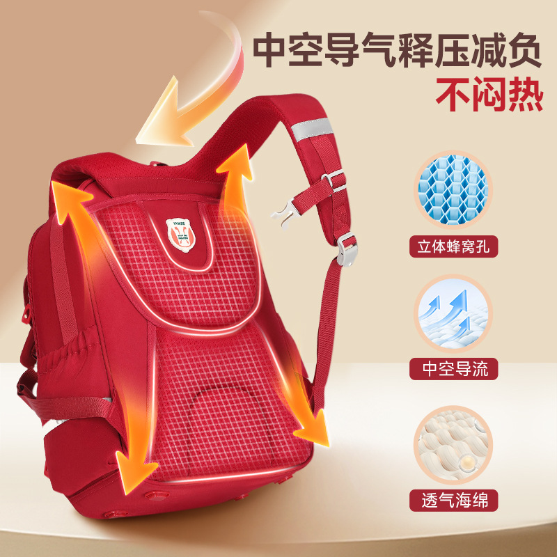 2025 nuevas mochilas escolares para niños para los grados 1-3-6 para reducir la carga