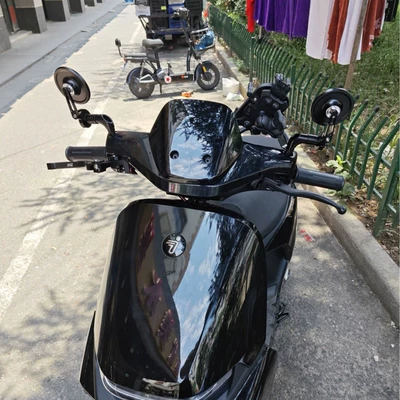 accessories retro round rearview mirror – Motorcycle rearview mirror