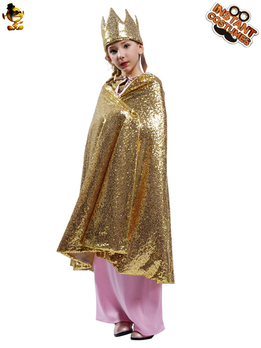 Mascarada etapa traje rendimiento traje juego de rol traje niña capa