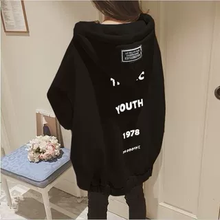 拉链卫衣女款加绒加厚秋冬季新款字母跨境批发连帽开衫外套女批发