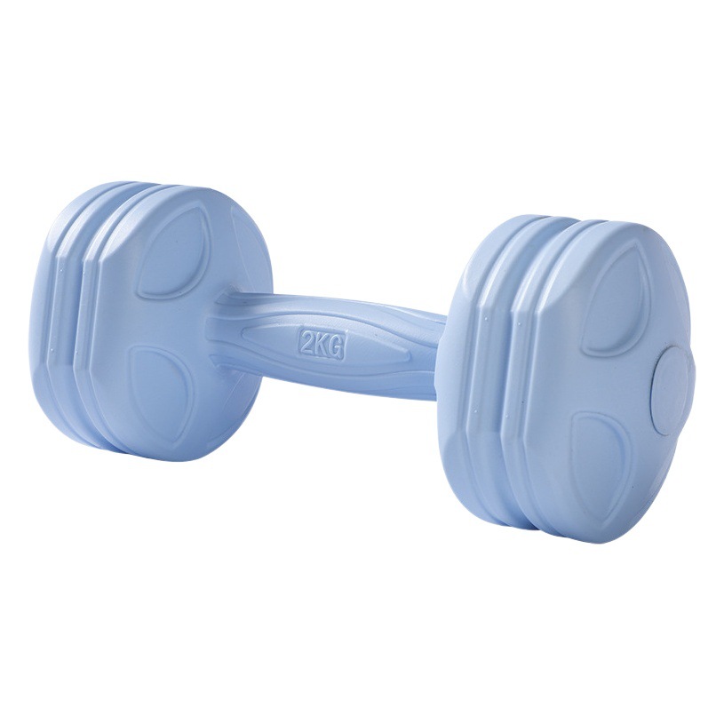 Mancuerna de fitness para mujeres equipo para el hogar yoga para niños de las mujeres recubrimiento muscular del brazo pegamento mancuerna para hombres 1kg ejercicio físico