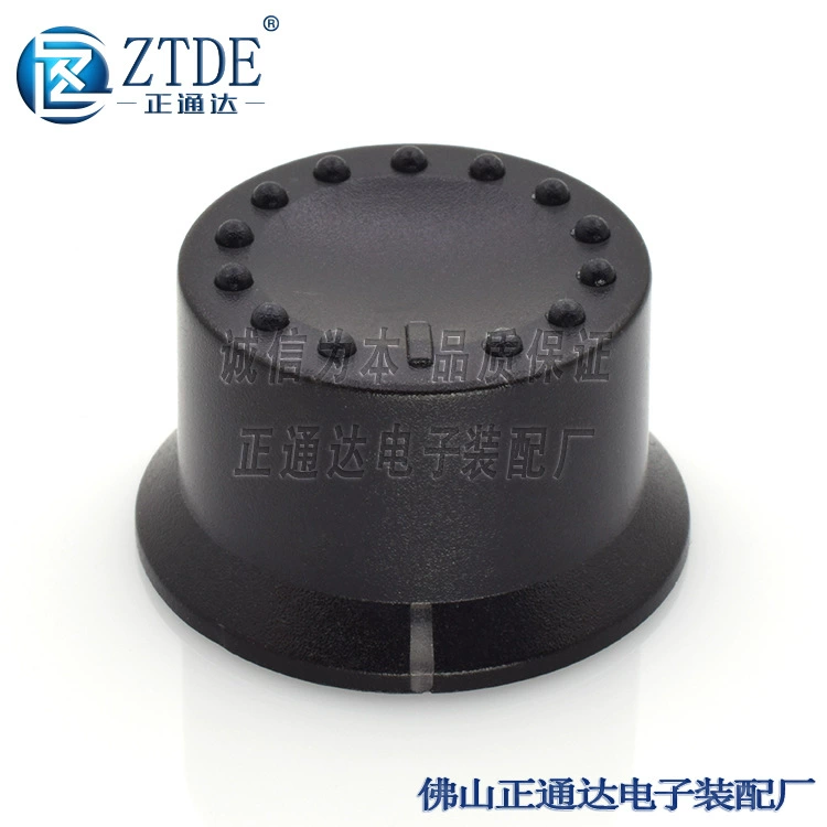 ZTDE-AA171 аудио пластиковая ручка потенциометр шириной 25 высотой 15 с указателем черный светопроницаемый потенциометр ручка