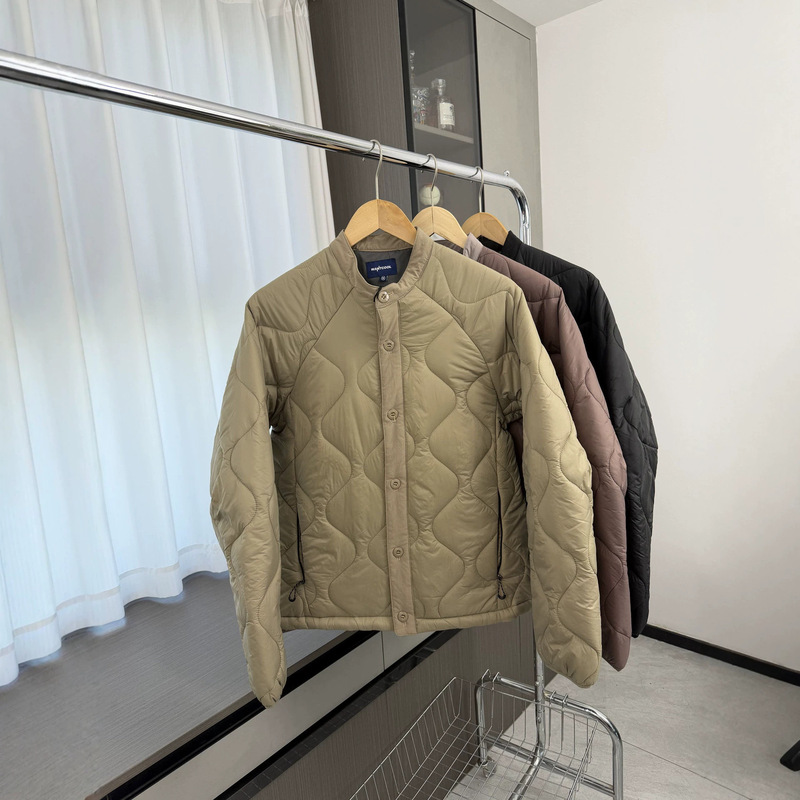 Lightweight and Warm! Lantern-Style Quilted Cotton Lining! Winter Men's Chinese-Style Buttoned Quilted Cotton Jacket