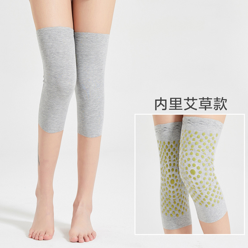 春夏モーダル薄型ヨモギ膝パッド、男女兼用、エアコン付きの部屋、冷えた足、膝パッド、ペイントジョイント滑り止め|undefined