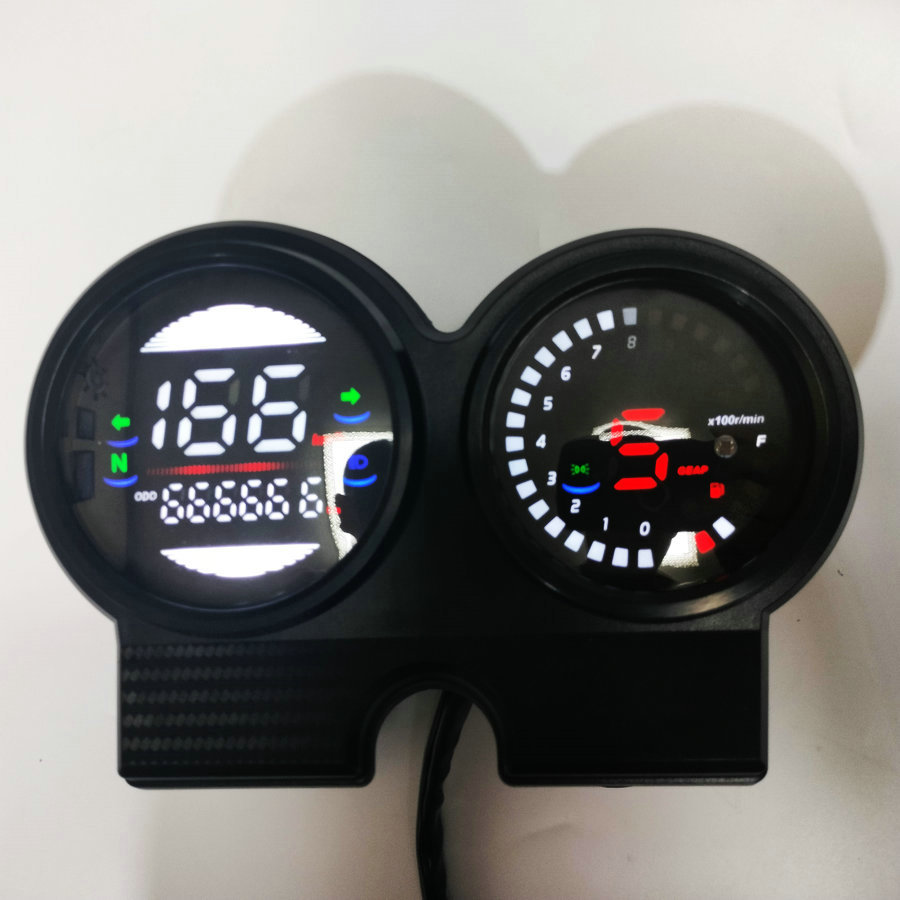 AKT motorcycle modified digital cbz LCD odometer exported to Mexico, South America, Colombia