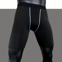 Wholesale Men's Basketball Breathable Quick-Dry High-Elastic Tight Running Track Training Base Shorts 1004