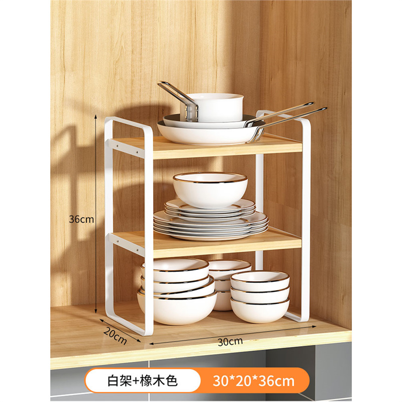 Organizador multinivel para encimera de cocina – para vasos, utensilios, con zona de drenaje