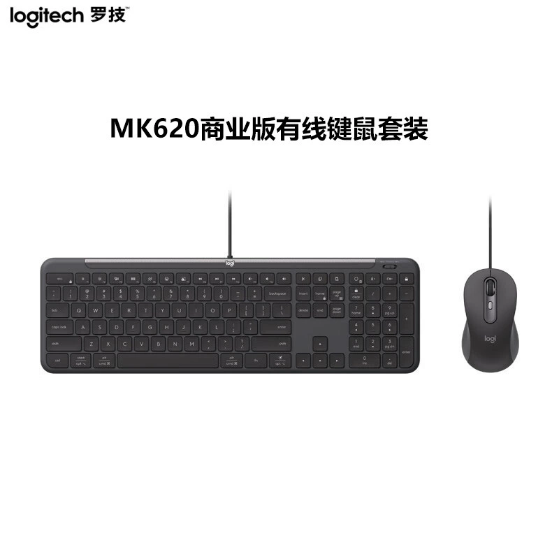 Комплект Logitech: клавиатура и мышь, деловой версии