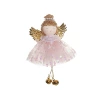 Ball head sequined gauze skirt pink style