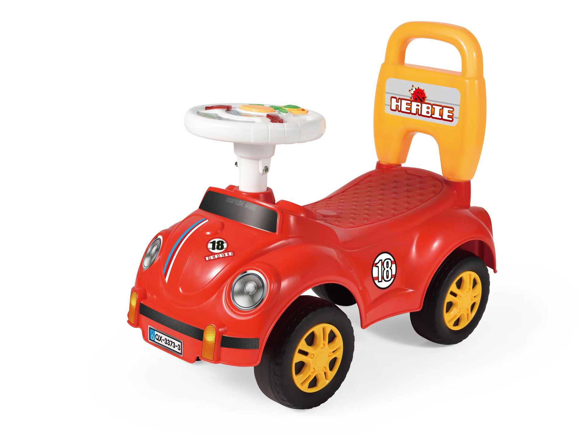 등받이가없는 음악과 함께 3373-3 레드