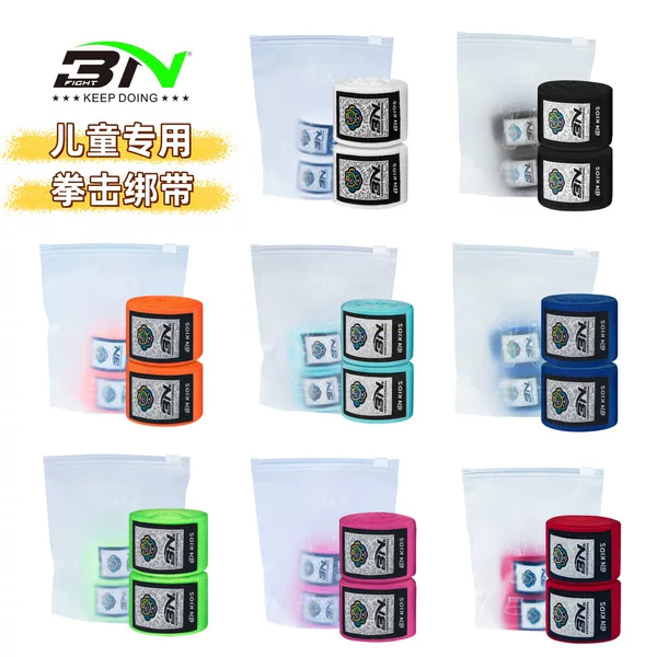 BN boxing bandages for children, narrow hand wraps, hand wraps for Sanda and combat sports, boxing glove hand wraps