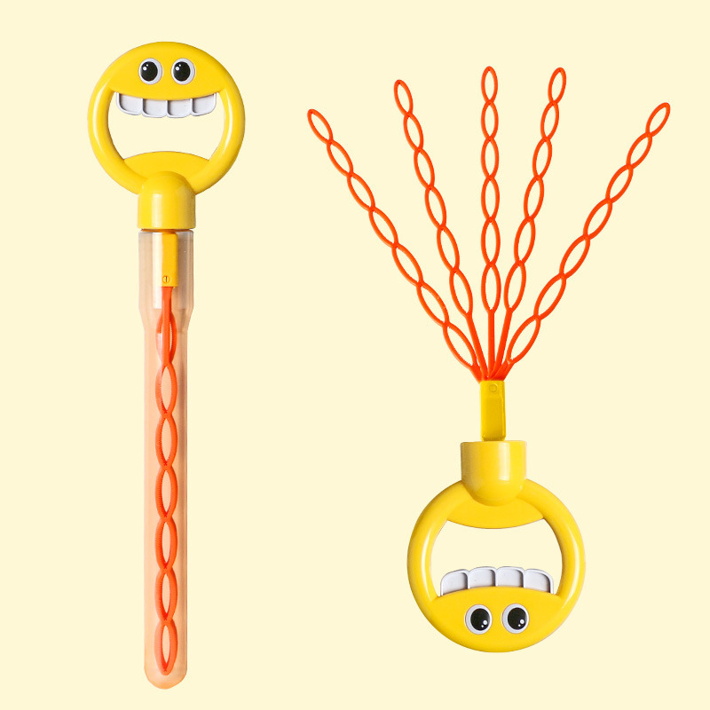 다섯 발톱 스마일리 버블 스틱 (노란색)