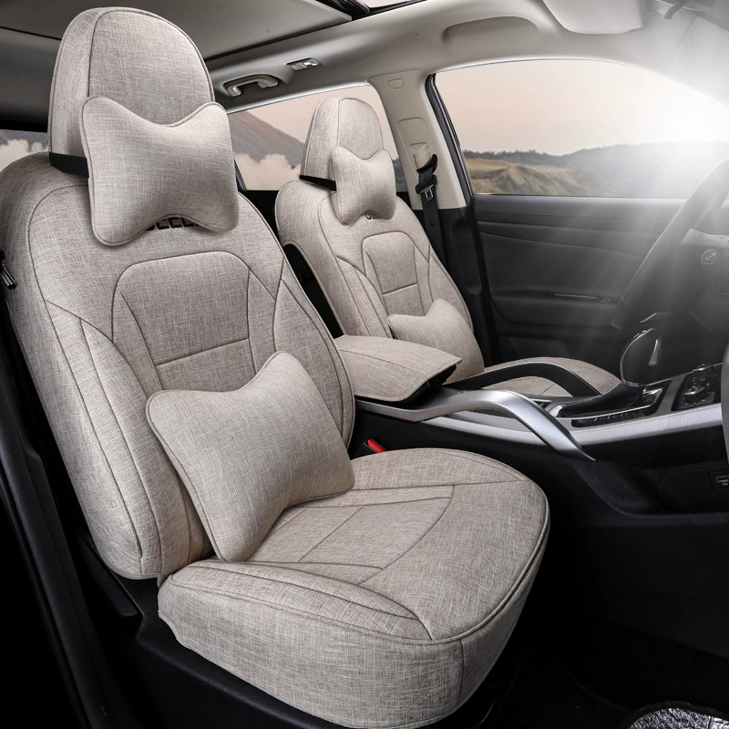 Geely Boyue льняной автомобильный чехол на сиденье для четырех сезонов, специальный верха для внедорожника пятиместного, чехол на сиденье "один автомобиль — один вариант"
