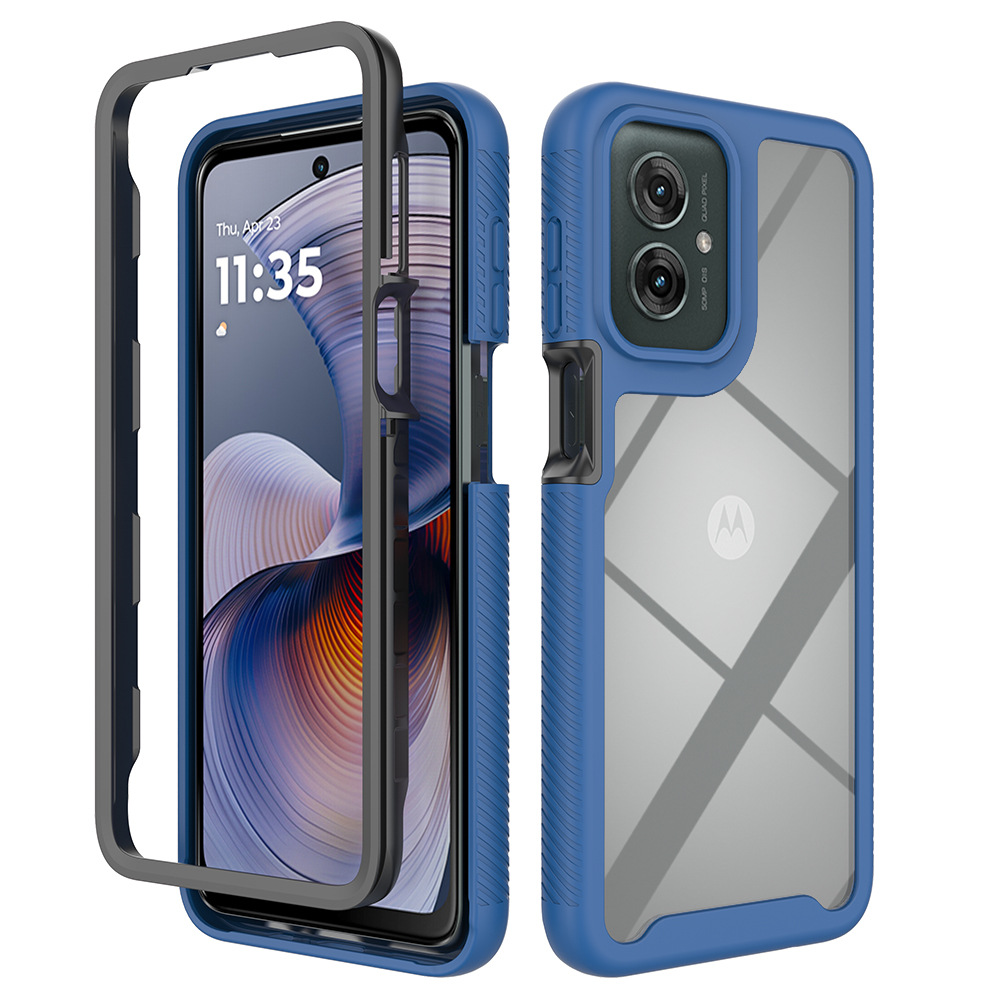 Transfronterizo aplicable MOTOG55 360 todo incluido anti-caída PC + TPU estrella tres cubierta de protección fábrica al por mayor