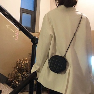 Small face blush with diamond pattern, one-shoulder bag, shoulder bag, new collection, Chanel style, chain bag, internet celebrity
