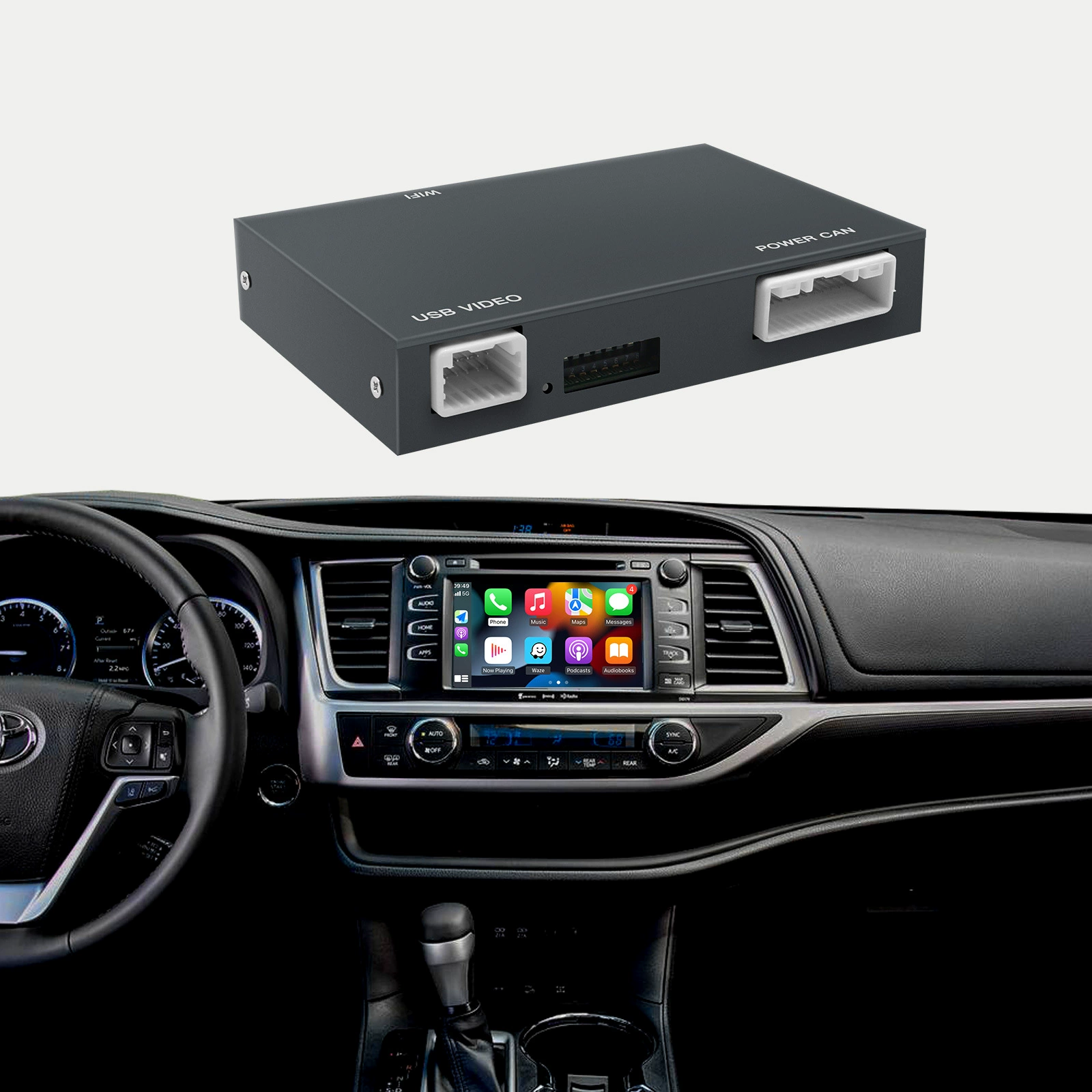 Применяет Toyota toyota Apple беспроводной carplay декодер Android auto модуль новый трансграничный