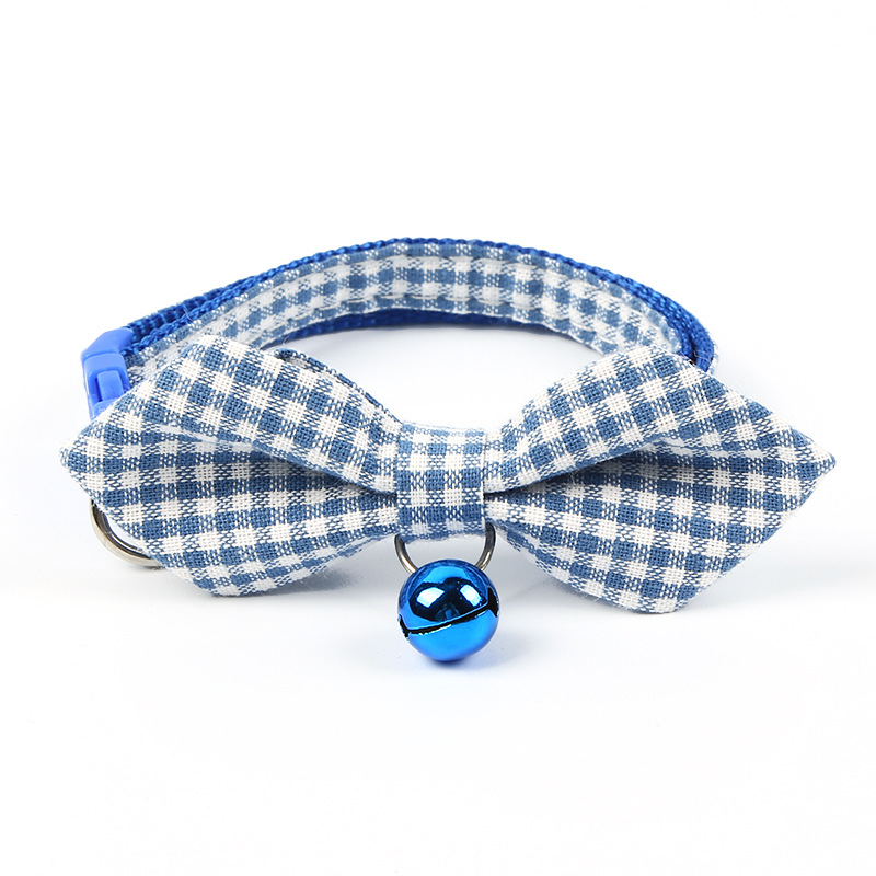 XT-201961-D 격자 무늬 블루