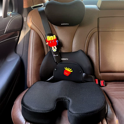 Seat belt shoulder pad – Set - shield-todays-french-fries-five-piece-set-four-seasons-model-universal-for-both-left-and-right