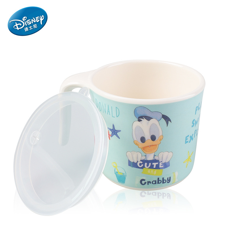 Vajilla infantil auténtica, plato dividido, tazón de resina de melamina con dibujos animados, tazón para comer para bebés, tazón resistente a caídas y al calor