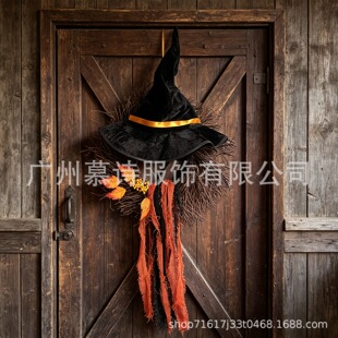 �羳�¿�Ů��ñ��Ȧ�z�����h�f�}���b��Halloween Wreath