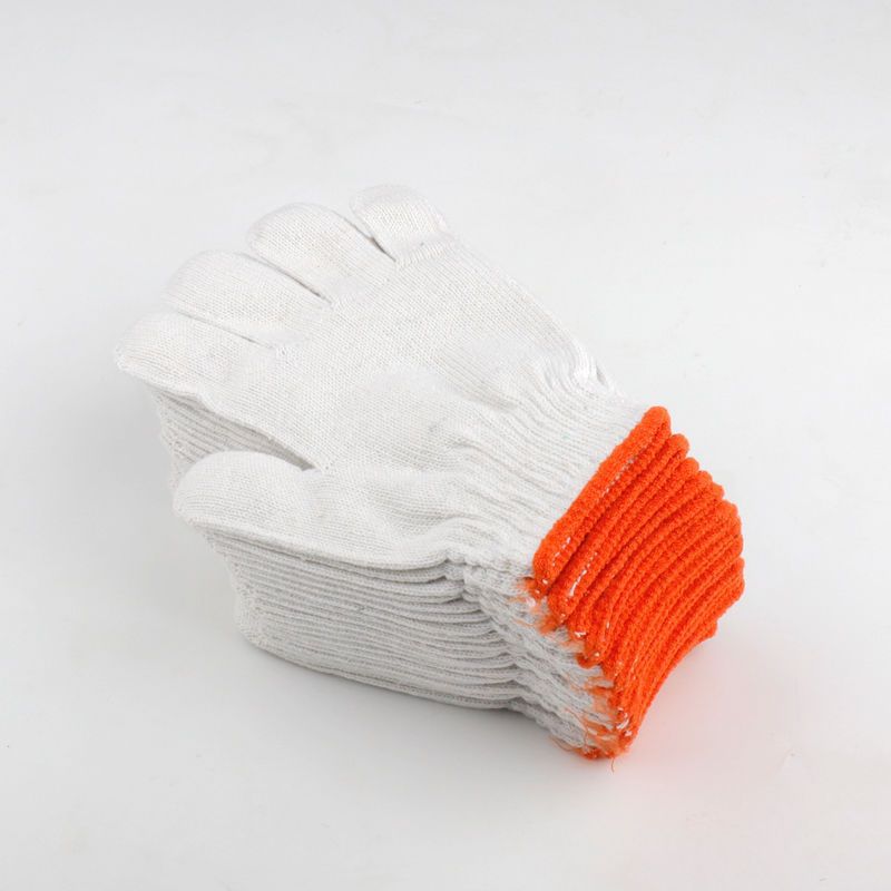 Guantes de protección laboral al por mayor del fabricante guantes de algodón industriales antideslizantes resistentes al desgaste engrosados para sitio de construcción nuevos en stock unisex