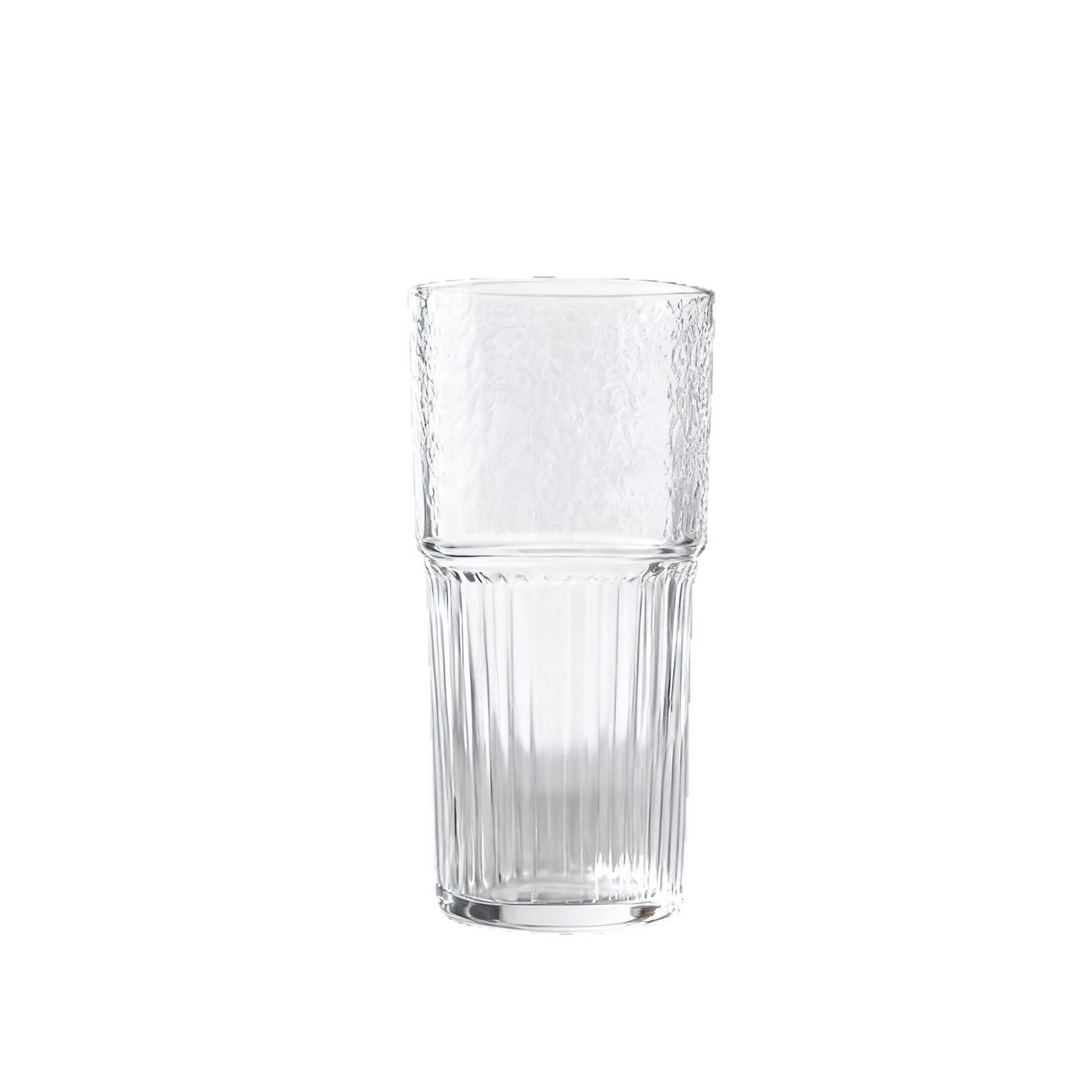 Vaso de agua de vidrio de gran capacidad al por mayor taza de cerveza taza de cerveza engrosada taza de jugo de bebida logotipo impresa