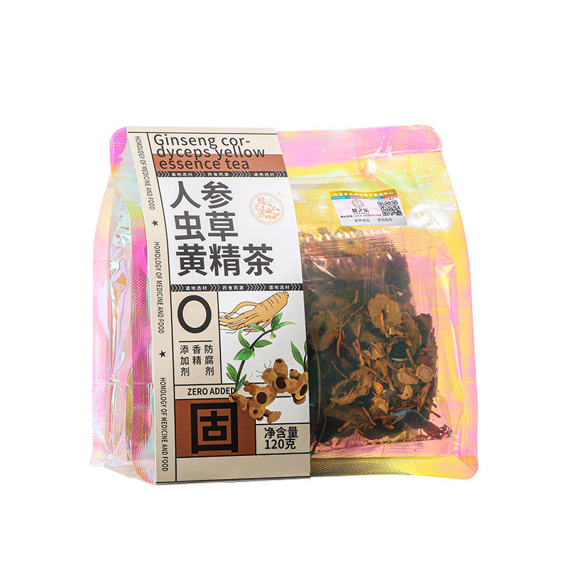人参虫草黄精茶滋補元気草本茶は天然原料の四季養生茶馬カフェで花茶を代用します。|undefined