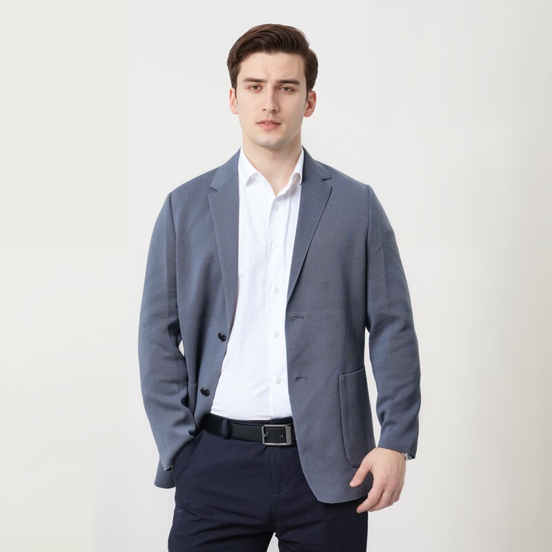 [Brand Last Order] Men's Casual Suit Autumn Men's Easiest for Match Knitted Cardigan Dad Suit Jacket Men's Style