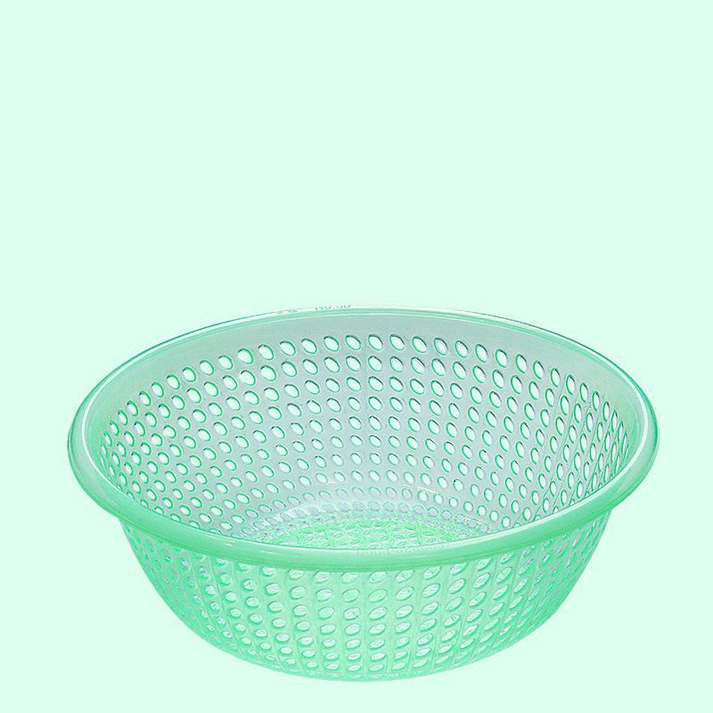 プラスチックふるい排水バスケット大型家庭用野菜洗いバスケット野菜洗いボウル果物洗いふるいキッチン厚みのある果物バスケット|undefined