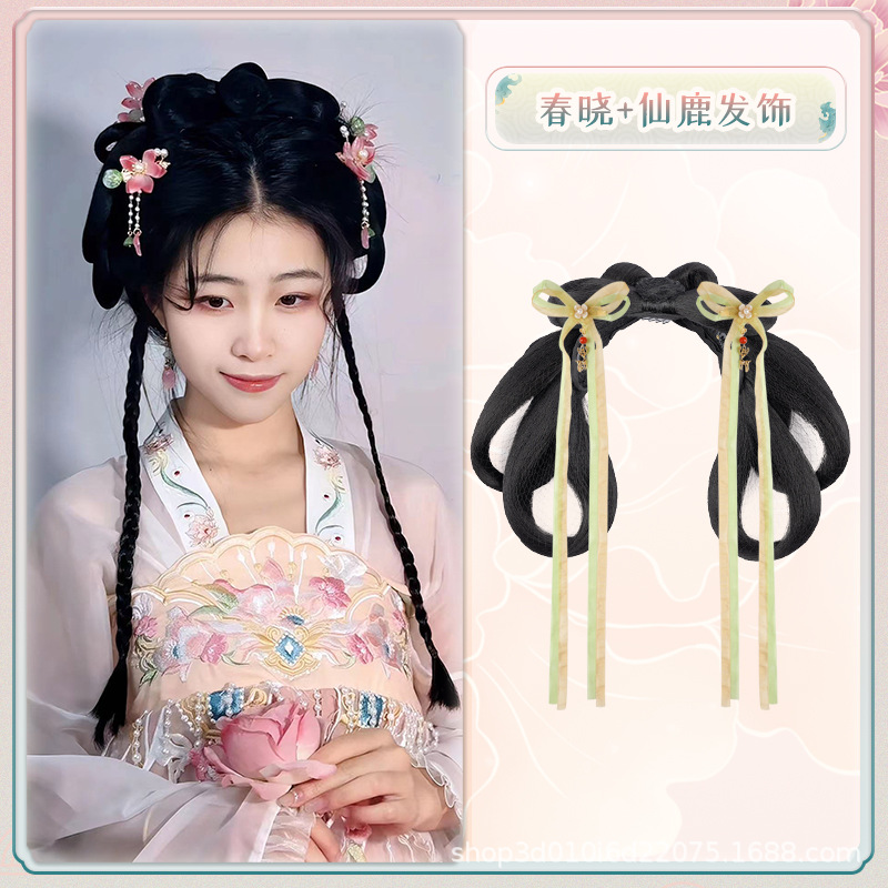 Chunxiao 소프트 헤어 번 요정 사슴 헤어 액세서리 쌍