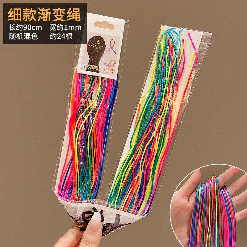 Dreadlocks for braiding hair, hair rope, children's hair band, hair accessory with pigtail