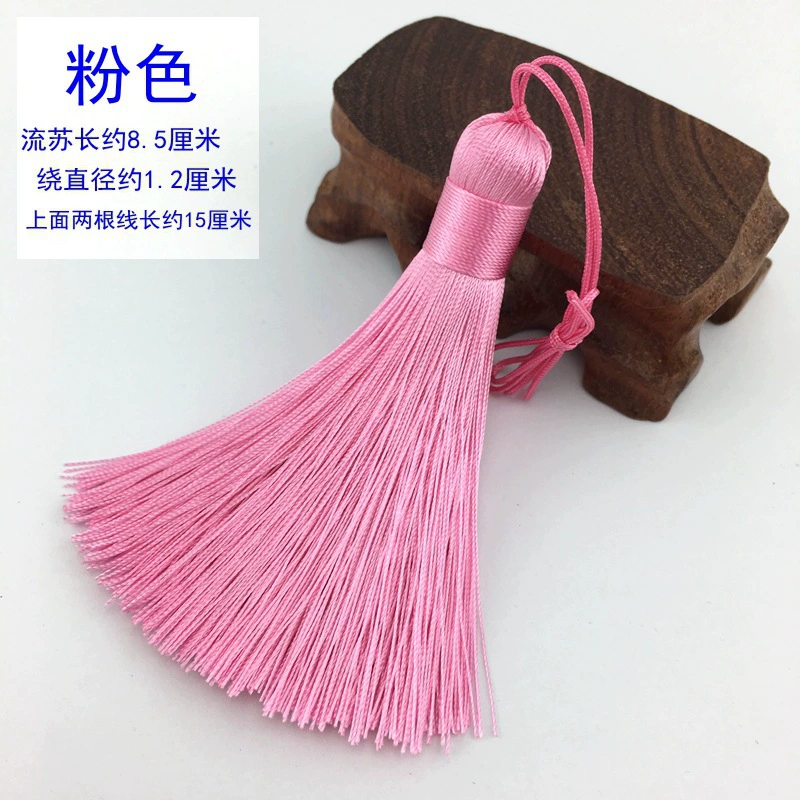 High-end silk soft pendant with tassels, (Physicals)