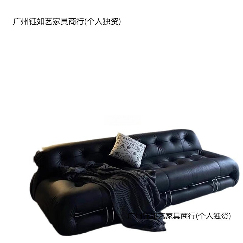 中古风大沙发Soriana河马钢牙客厅小户型设计法式单人沙发椅组合|undefined